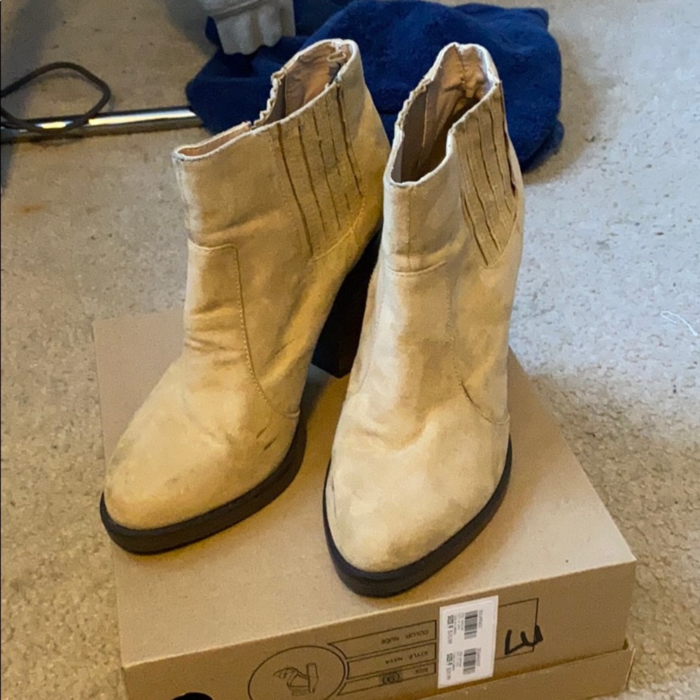 Tan Zara booties